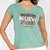 Camiseta T-Shirt Feminina Believe - Verde Oliva - Imagem 1