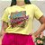 Camiseta T-Shirt Feminina Love Revolution - Amarela - Imagem 1