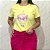 Camiseta T-Shirt Feminina Rockstar - Amarela - Imagem 1
