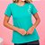 Camiseta T-Shirt Feminina Hearts - Verde Jade - Imagem 1