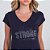 Camiseta T-Shirt Feminina Stay Strong - Azul Marinho - Imagem 1