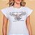 Camiseta T-Shirt Feminina Águia - Branca - Imagem 1