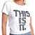 Camiseta T-Shirt Feminina This Is It - Off White - Imagem 1