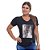 Camiseta T-Shirt Feminina Aplique Tênis - Preta - Imagem 3