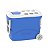 Caixa Térmica Cooler Tropical Plus C/ Roda 50L Azul Soprano - Imagem 1
