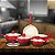 Conjunto de Panelas Ceramic Class Home 5Pcs Vermelho - Imagem 4
