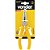 Alicate de Bico Meia Cana Curvo 6" Isolado 1000V - Imagem 4