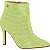 Bota Vizzano Cano Curto Cabedal Napa Croco Venez  Ref. 3049.225 Verde - Imagem 1