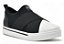 Tênis Via Marte Slip On Ref. 22-9807-01 Cor: Preto - Imagem 1