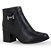 Bota Bottero Ref. 346902 Burnish/Couro Tresse Cor: Preto/Ouro/Preto - Imagem 1