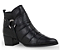 Bota Bottero Ref. 349301 Cano Curto em couro Burnish Cor: Preto - Imagem 1