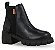 Bota Bottero Cano Curto Ref. 347203 Cabedal em Couro Burnish Cor: Preto/Onix - Imagem 1