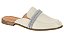 Mule VIzzano Ref. 1376.111 com Bico Redondo Cor:  Branco Off - Imagem 1