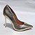 Sapato Scarpin Vizzano Ref. 1421.200 Metalizado Premium Cor: Dourado - Imagem 2