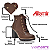 Bota Via Marte Coturno Ref. 006-001-03 Cor: Dark Brown - Imagem 2