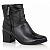 Bota Bottero Ref. 346907 Cano Baixo em coruro burnish Cor: Preto - Imagem 1