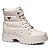 Bota Pegada Feminina Ref. 282402-01 em Couro Cor: Off White - Imagem 1