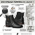 Bota Pegada Feminina Ref. 282003-11 em Couro Burnished Cor: Preto - Imagem 6