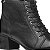 Bota Pegada Feminina Ref. 280503-05 em Couro Burnished Cor: Preto - Imagem 2