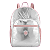 Mochila Molekinha Ref. 20055.1 Prata Rosa - Imagem 1