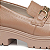 Sapato Pegada Feminino Mocassim Ref. 222401-02 em Couro Burnished Caramelo - Imagem 2