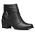 Bota Pegada Feminina Ref. 280301-09  Lisboa em Couro Cor: Preta - Imagem 1