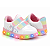 Tênis Infantil Novopé Ref. 50001022_1309 Cor: Branco Rosa - Imagem 1