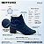 Bota de Cano Curto Bottero Ref. 349305 Cano Baixo em Couro Burnish Cor: Marinho - Imagem 2