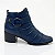 Bota de Cano Curto Bottero Ref. 349305 Cano Baixo em Couro Burnish Cor: Marinho - Imagem 1