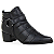 Bota Bottero Cano Curto Ref.349305 em Couro Burnish Cor: Preto - Imagem 1