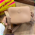 Bolsa Moleca Ref. 50007.1  Alça transversal Retangular Cor: Nude - Imagem 1