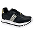 Tênis Vizzano Ref. 1429.103 Flat Form tratorado Cor. Preto Dourado - Imagem 2