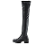 Bota Mississipi Ref. MA151-0001 Over Knee Arani Cor: Preto - Imagem 4
