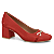 Sapato Ramarim Ref. 2417223-0010 Cor: Plus/Vermelho - Imagem 1