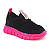Tênis Novopé Ref. 99001125_2627 Cor: Preto / Pink Fluor - Imagem 1
