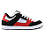 Tênis Qix  Ref. 52010002  AM AD Camurça Cor: Preto / Vermelho / Branco - Imagem 1