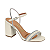 Sandália Vizzano Ref. 6409.218 Cor:  Branco Off  Niquel - Imagem 1