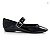 Sapatilha Sua Cia Ref. 8222.15333 Verniz Molhado Cor: Preto - Imagem 1