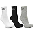 Meia Olympikus Tripk Meia média Calça do 33 ao 38 Cor: Branco/Preto/Cinza - Imagem 1
