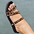 Chinelo Quiz Ref. 61-1993-28 Mini Manta Leopardo / Preto - Imagem 3