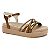 Sandália Ramarim Ref. 2442205 Flat Plus Bronze - Imagem 1