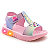 Sandália Novopé Menina C/ Led Ref. 85001524 Unicórnio Rosa - Imagem 1