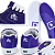 Tênis AD Chorão Park Camurça Ref. QXVU0049 Cor: Roxo / Branco - Imagem 7