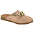 Mule Beira Rio Ref. 4317.105 Napa Turin Cor: Nude - Imagem 1