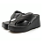 Tamanco Quiz Ref. 61-1869-20 Anabela Cor: Preto - Imagem 8