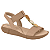Sandália Modare Ref. 7199.103 Cabedal Floather Natare Cor: Nude - Imagem 1