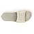 Chinelo Qix Ref. QX222 Adulto Unissex Cor: Bege - Imagem 3
