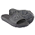 Chinelo Qix Ref. QX222 Adulto Unissex Cor: Cinza - Imagem 1