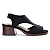 Sandália Confortaria Ref. 7701021 Cabedal em Neoprene Cor: Preto - Imagem 1