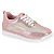 Tênis Molekinha Ref. 2583.201 Cabedal Textil Branco Off Rosa - Imagem 1